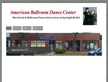 Tablet Screenshot of americanballroomdancectr.com